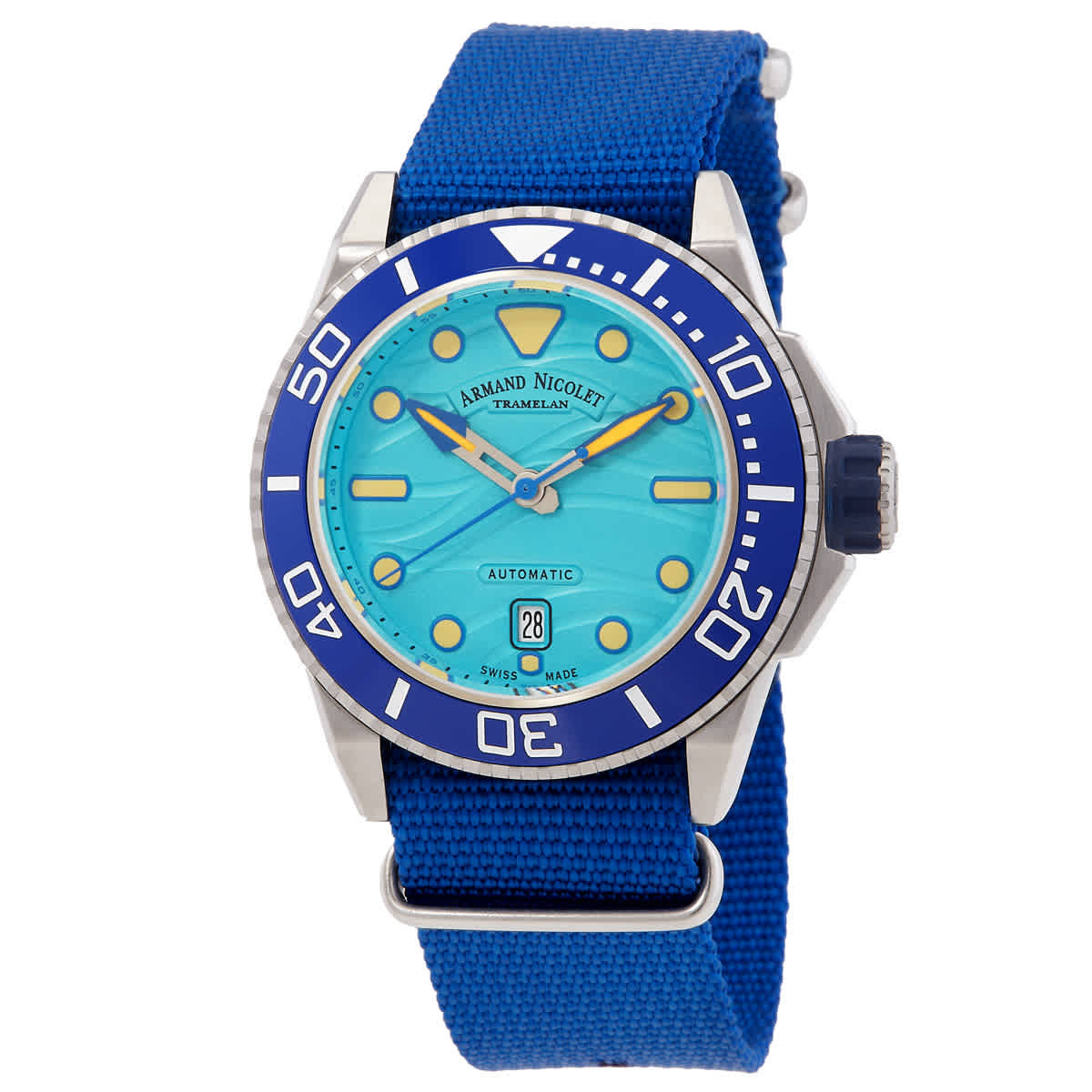 Armand Nicolet JSH Automatic Mens Watch A481PGU-TF-BN22481AAUU