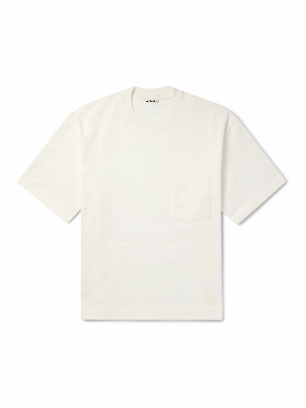 Photo: Auralee - Cotton-Jersey T-Shirt - White