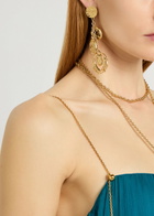 Chloe The Chloé Medals Drop Earrings - Gold - One Size