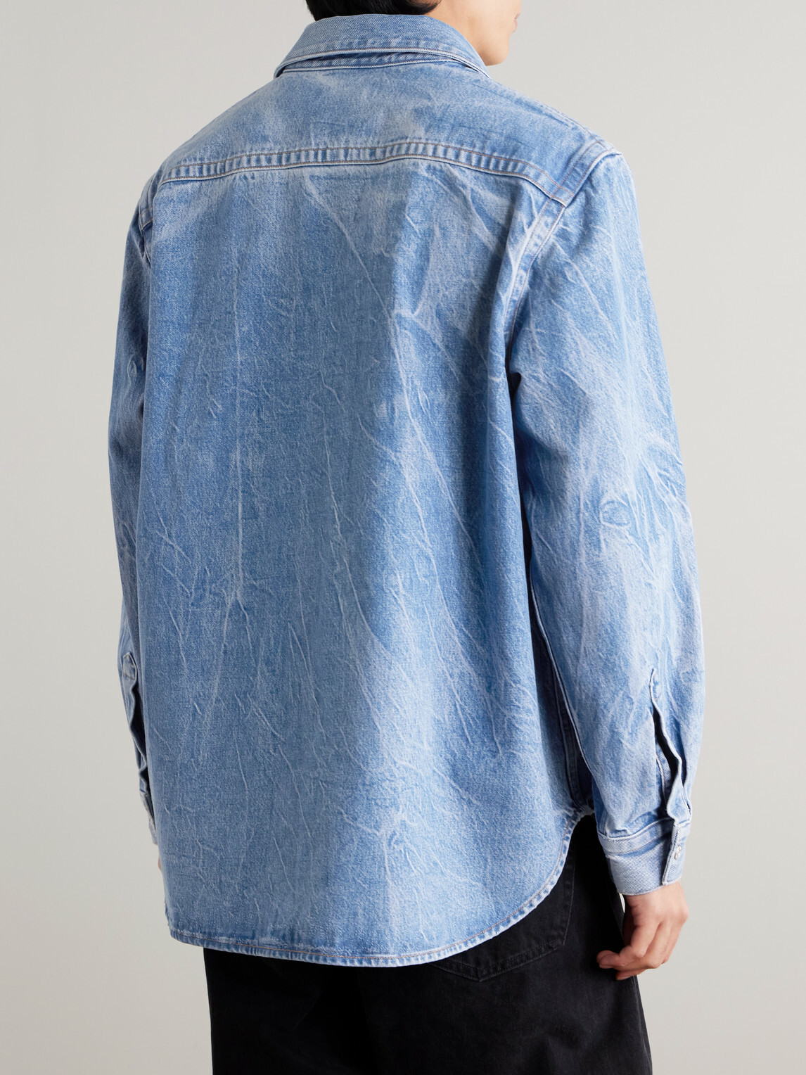 AGOLDE - Craven Recycled Denim Shirt - Blue