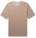 Folk - Striped Cotton-Jersey T-Shirt - Men - Brown