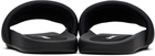 Alexander Wang Black 'AW' Pool Slides