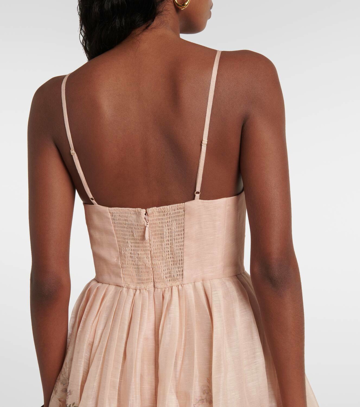 【Zimmermann】Pavilion linen and silk midi dress Zimmermann Pavilion linen and silk midi dress Zimmermann