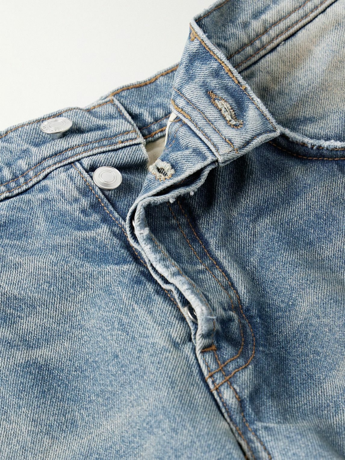 Enfants Riches Déprimés - Slim-Fit Flared Distressed Jeans - Blue ...