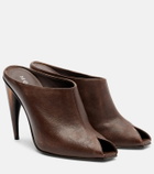 McQueen Leather mules