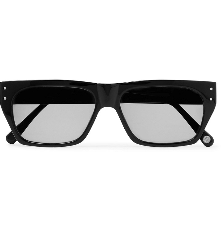 Photo: Cubitts - Tankerton Rectangle-Frame Acetate Sunglasses - Black