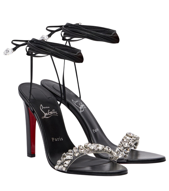 Photo: Christian Louboutin Fanny Jolly embellished leather sandals