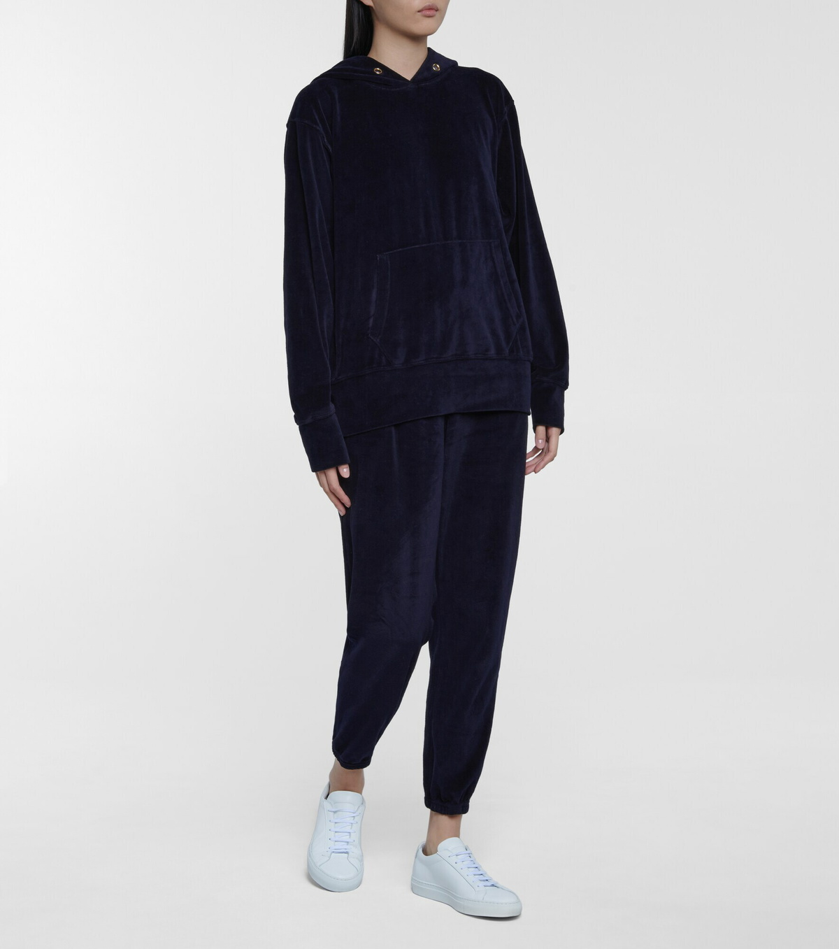 Les Tien - Velour hoodie