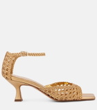 Souliers Martinez Veronica 55 woven leather sandals