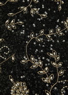 Alice + Olivia Katia Embellished Crepe Mini Dress Black And White
