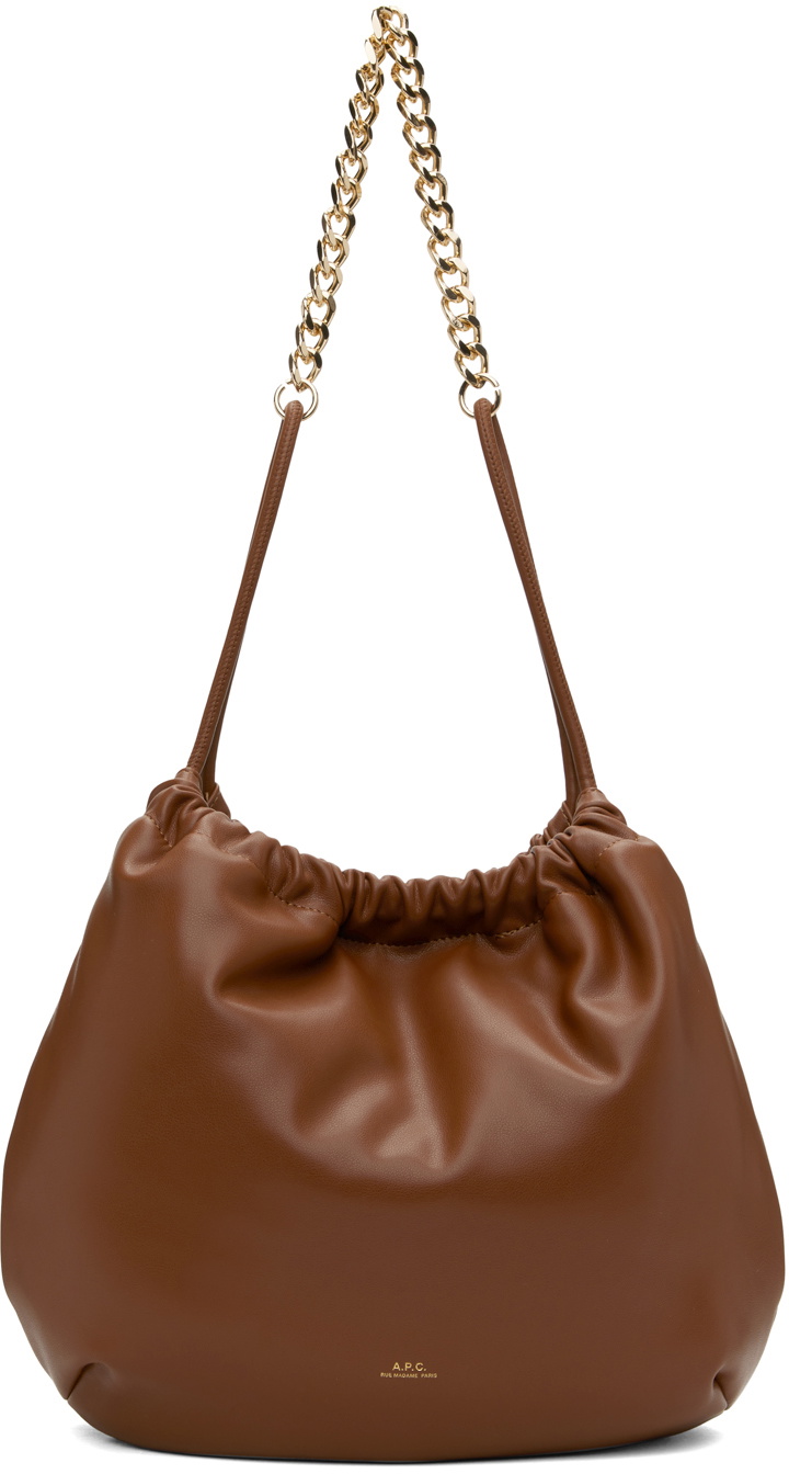 A.P.C. Tan Ninon Chain Bag A.P.C.