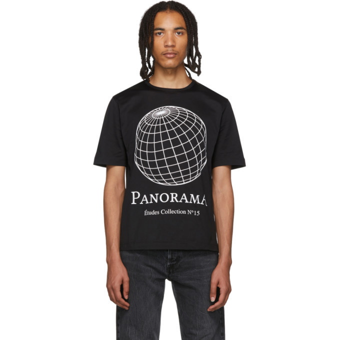 Photo: Etudes Black Unity Panorama T-Shirt