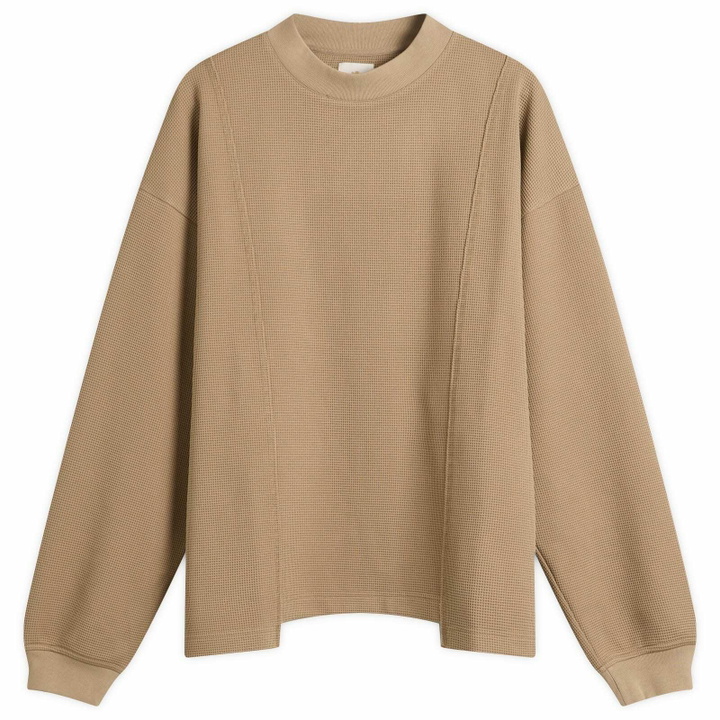 Photo: Gander Men's Waffle Long Sleeve Top in Walnut