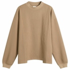 Gander Men's Waffle Long Sleeve Top in Walnut