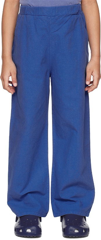 Photo: The Campamento Kids Blue Printed Trousers