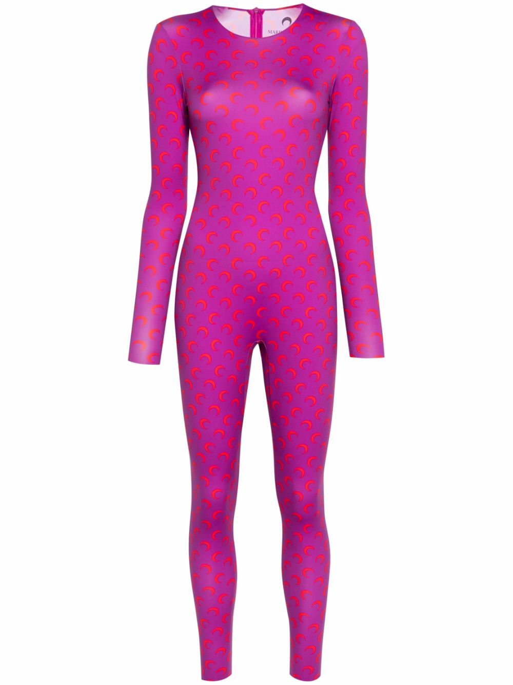 Marine Serre Pink All Over Moon Jumpsuit Marine Serre