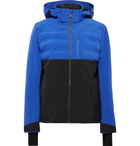 Aztech Mountain - Ajax Waterproof Colour-Block Padded Quilted Ski Jacket - Blue