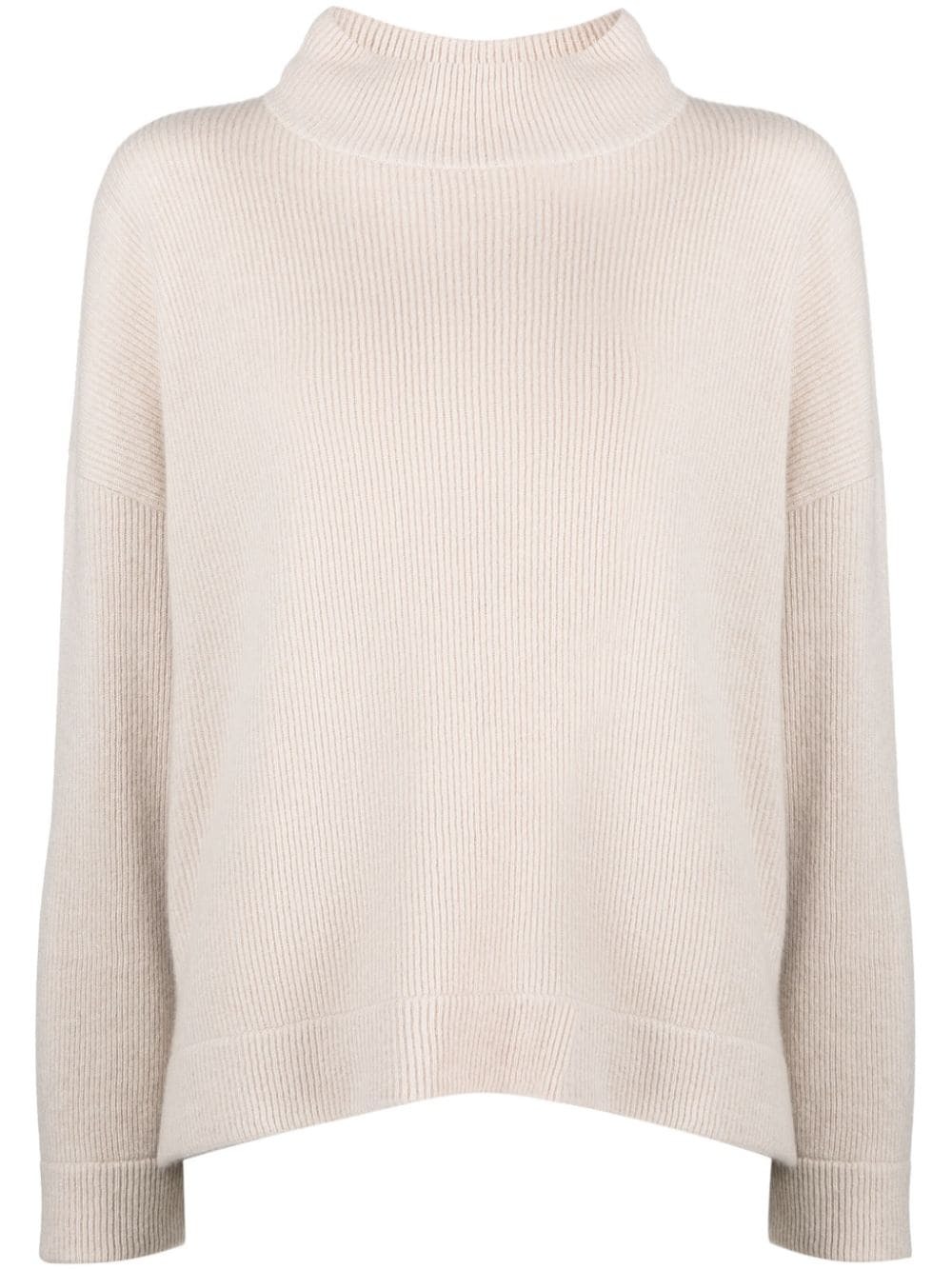 Cashmere Turtleneck Sweater in Grey - Brunello Cucinelli