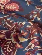 Favourbrook - Charleston Floral-Print Silk-Twill Pocket Square