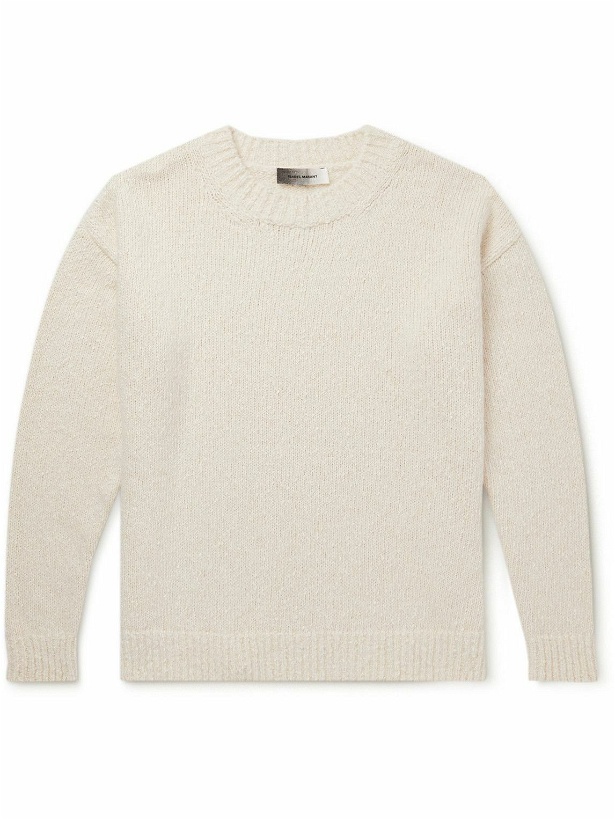 Photo: Isabel Marant - Balzan Cotton-Blend Sweater - Neutrals