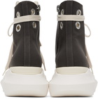 Rick Owens DRKSHDW Gray Abstract Sneakers