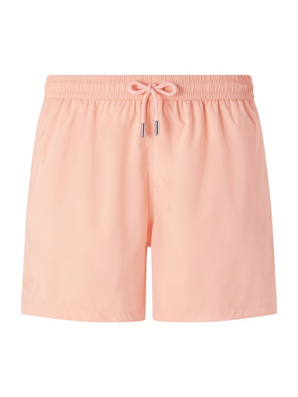 Photo: Thom Sweeney - Straight-Leg Mid-Length Swim Shorts - Pink