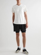 Lululemon - Mesh-Trimmed Stretch-Jersey Half-Zip Tennis T-Shirt - White