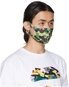 BAPE Three-Pack Multicolor Abc Camo Face Masks