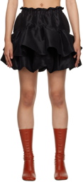 Kika Vargas Black Maye Miniskirt