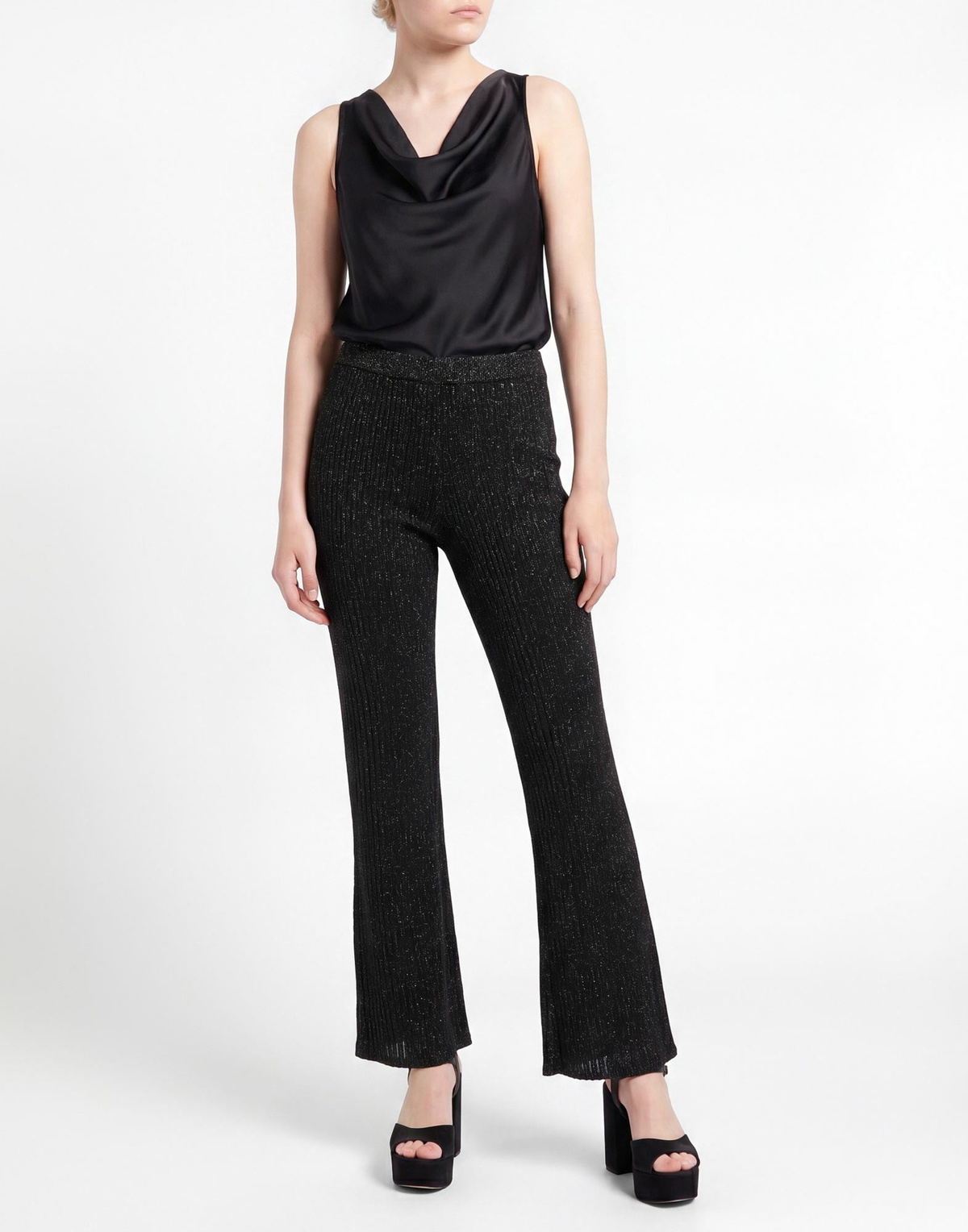 Roberto Collina Womens Pants in Black