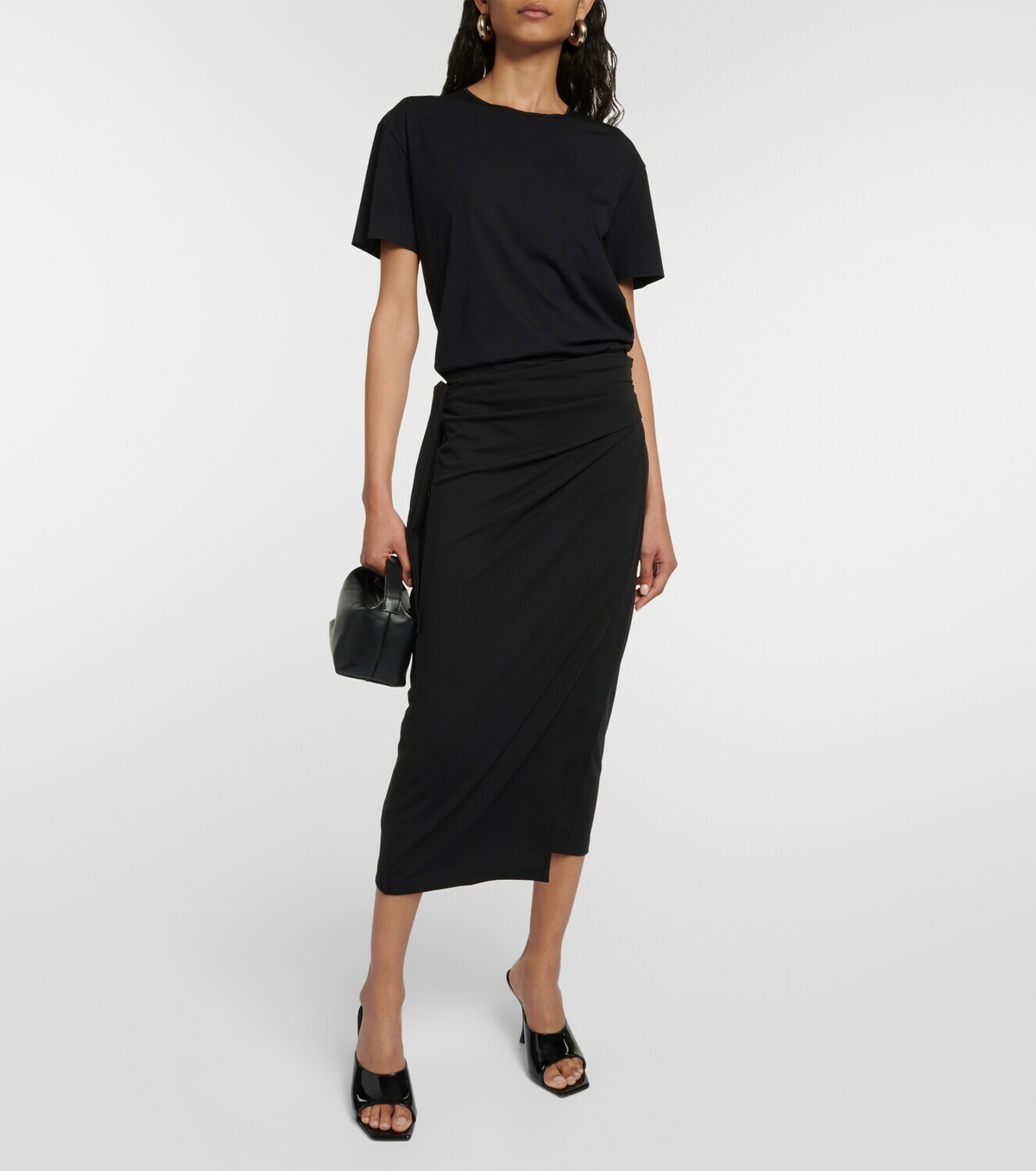 ワンピース WOLFORD Women Mid Skirts 053289 7005 Black Pure Mini Dress | Wolford United States