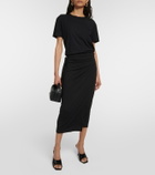 Wolford Origami wrap midi skirt