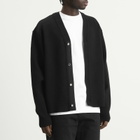 Jacquemus Men's Merino Wool Cardigan in Black