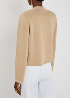 BY Malene Birger Rosa Fine-knit Cardigan Beige