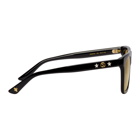 Gucci Black and Yellow Crystal Sunglasses