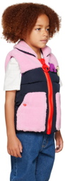 Marc Jacobs Kids Pink & Navy Padded Vest