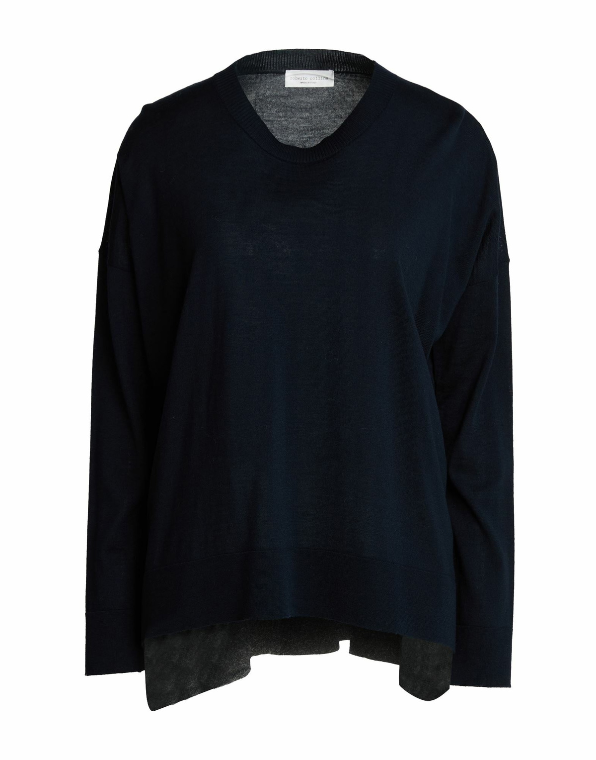 Roberto Collina Womens Sweater Midnight in Blue
