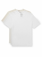 Maison Margiela - Three-Pack Organic Cotton-Jersey T-Shirt - White