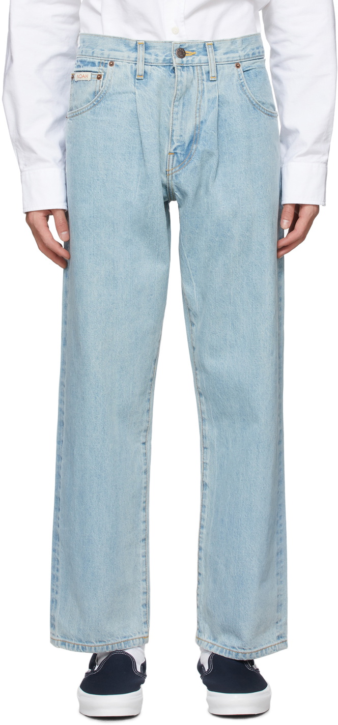 NOAH NYC Pleated jeans - デニム