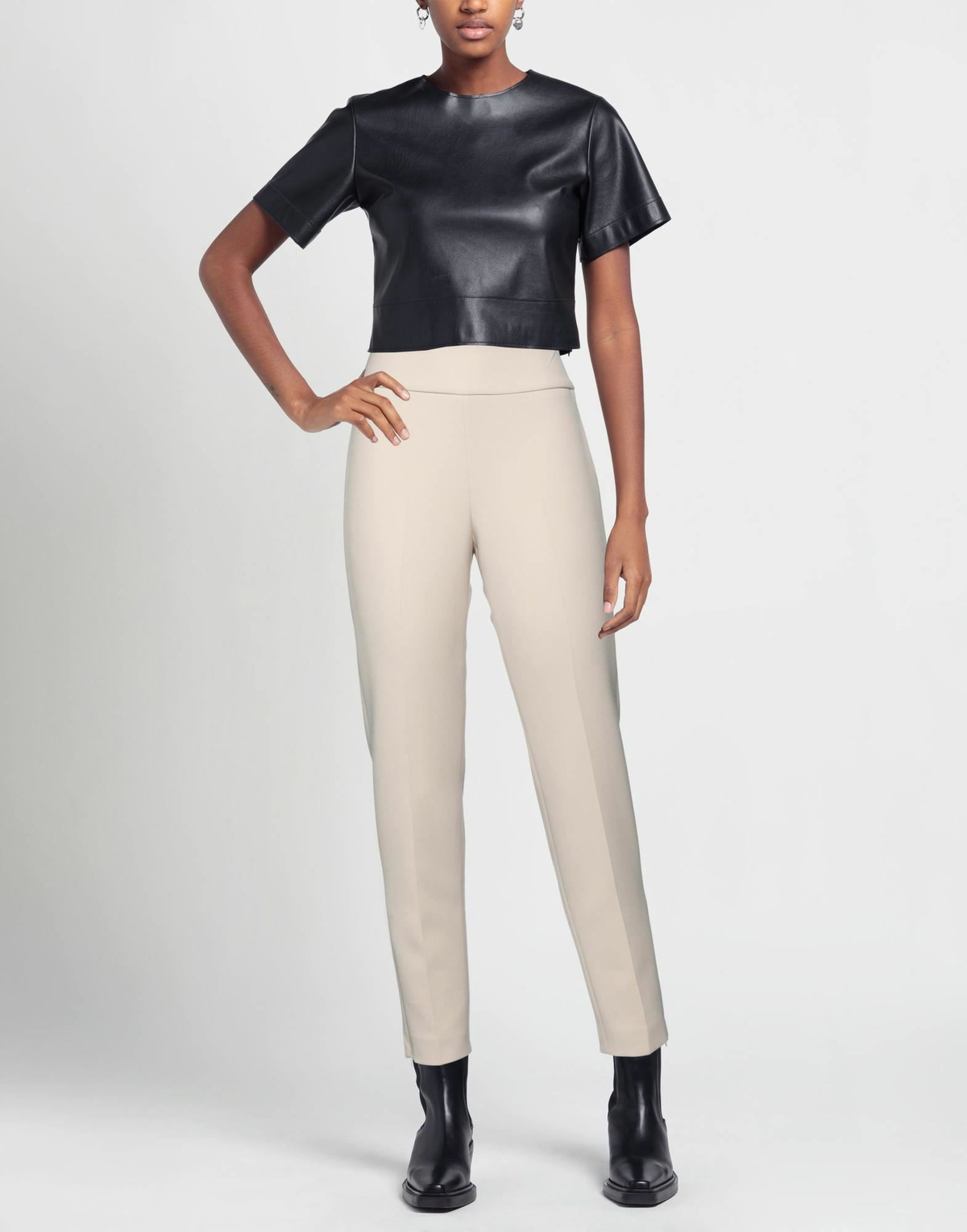 Peserico Womens Pants Cream