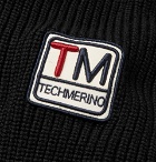 Z Zegna - Panelled TECHMERINO Wool Zip-Up Sweater - Black