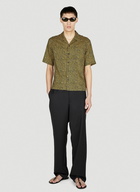 Saint Laurent - Hawaii Short Sleeve Shirt in Yellow