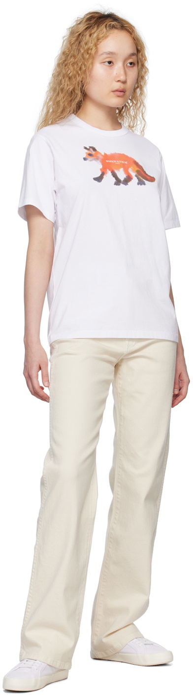 Maison Kitsuné White Rop Van Mierlo Edition T-Shirt Maison