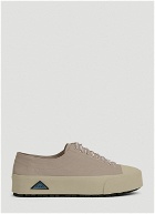 OAMC - Logo Patch Lace Up Sneakers in Beige