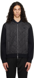 Hugo Black Zip Bomber Jacket