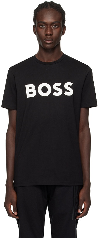 Photo: BOSS Black Printed T-Shirt