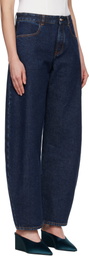 ALAÏA Blue Low Round Jeans