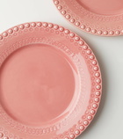 Bordallo Pinheiro Fantasia set of 4 dinner plates