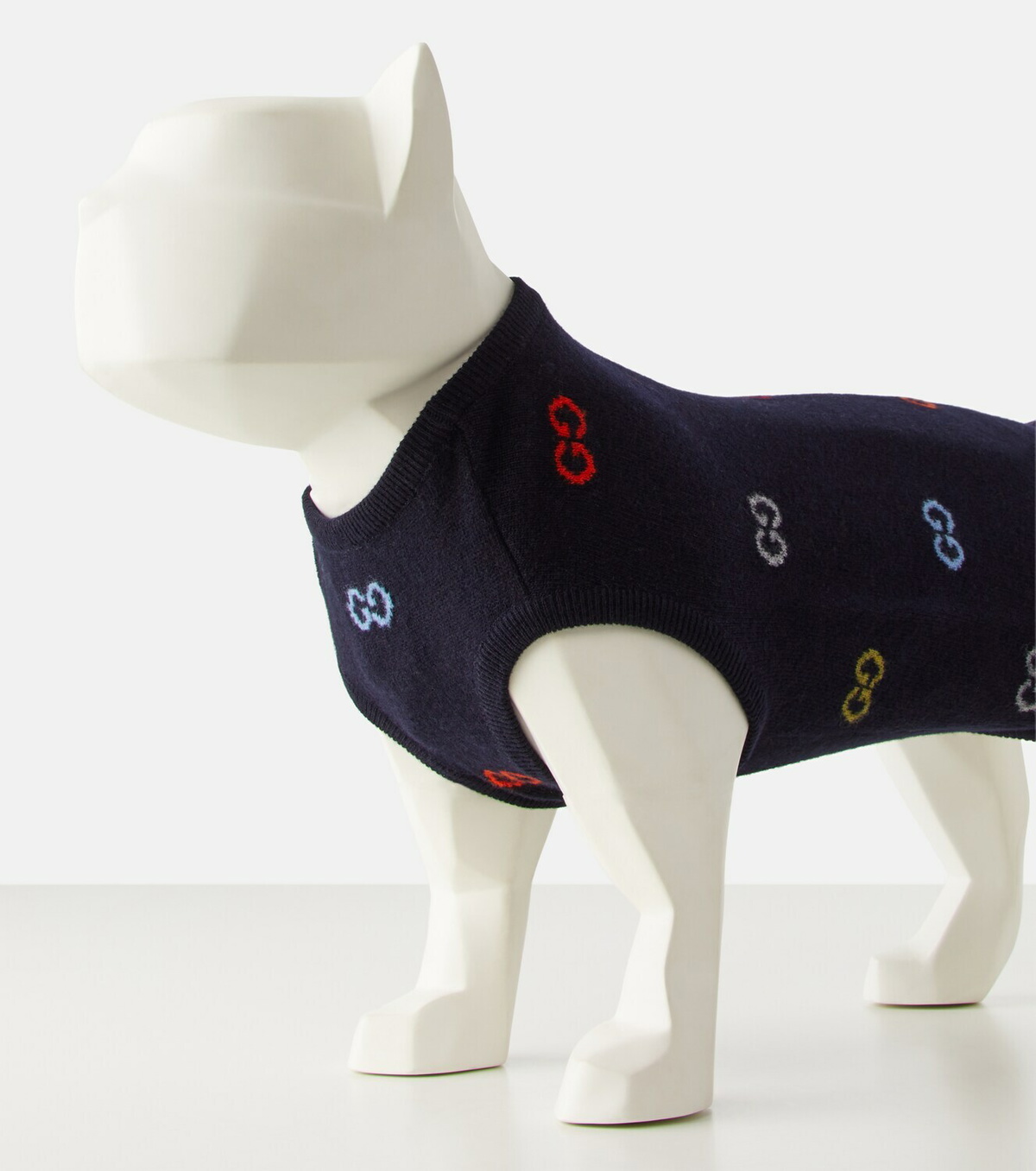 Gucci GG wool dog sweater