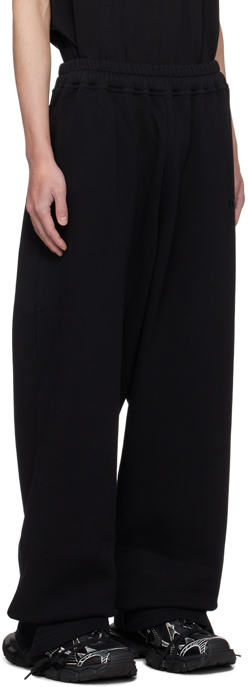 VTMNTS Black Embroidered Sweatpants